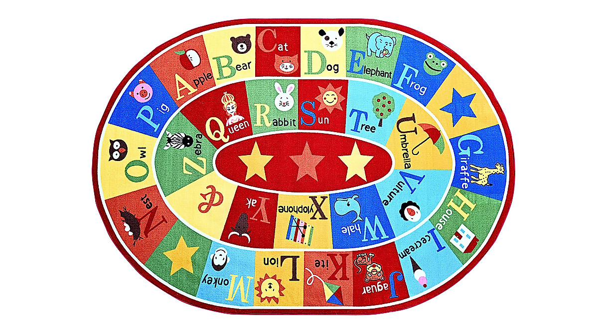 Animal ABC Kids Rug - Educational Playmat for Children | Bright & Safe