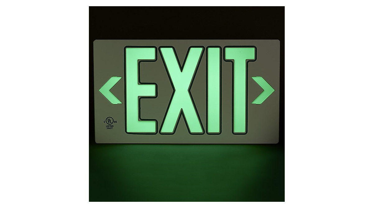 UL Listed 50 ft Jessup Exit Sign - Eco-Friendly & Energy Saving