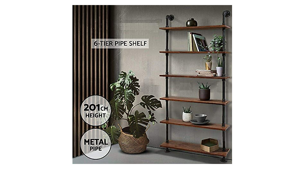 Diwhy Industrial Pipe Shelves - Rustic Modern 36