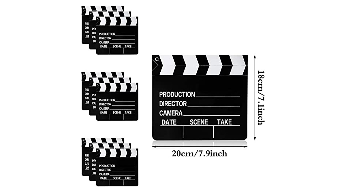 Film Director's Must-Have: 10 Writable Movie Clap Boards for Shooting