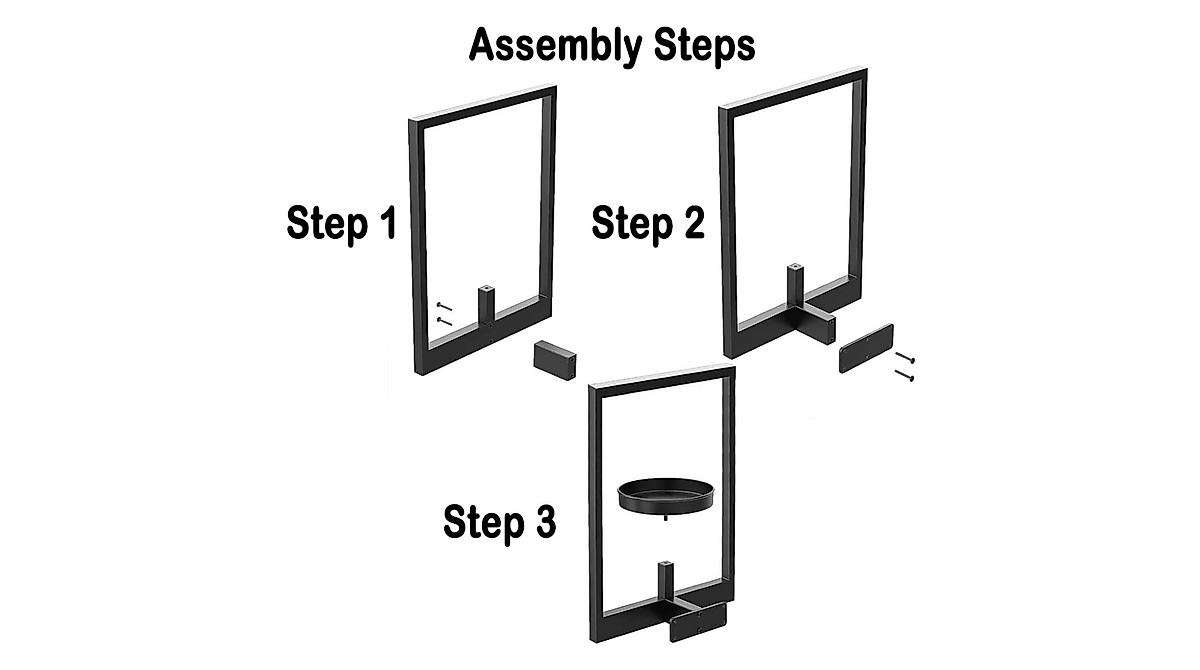 Stylish Plant Wall Frames - Modern Plant Holders (2pc)