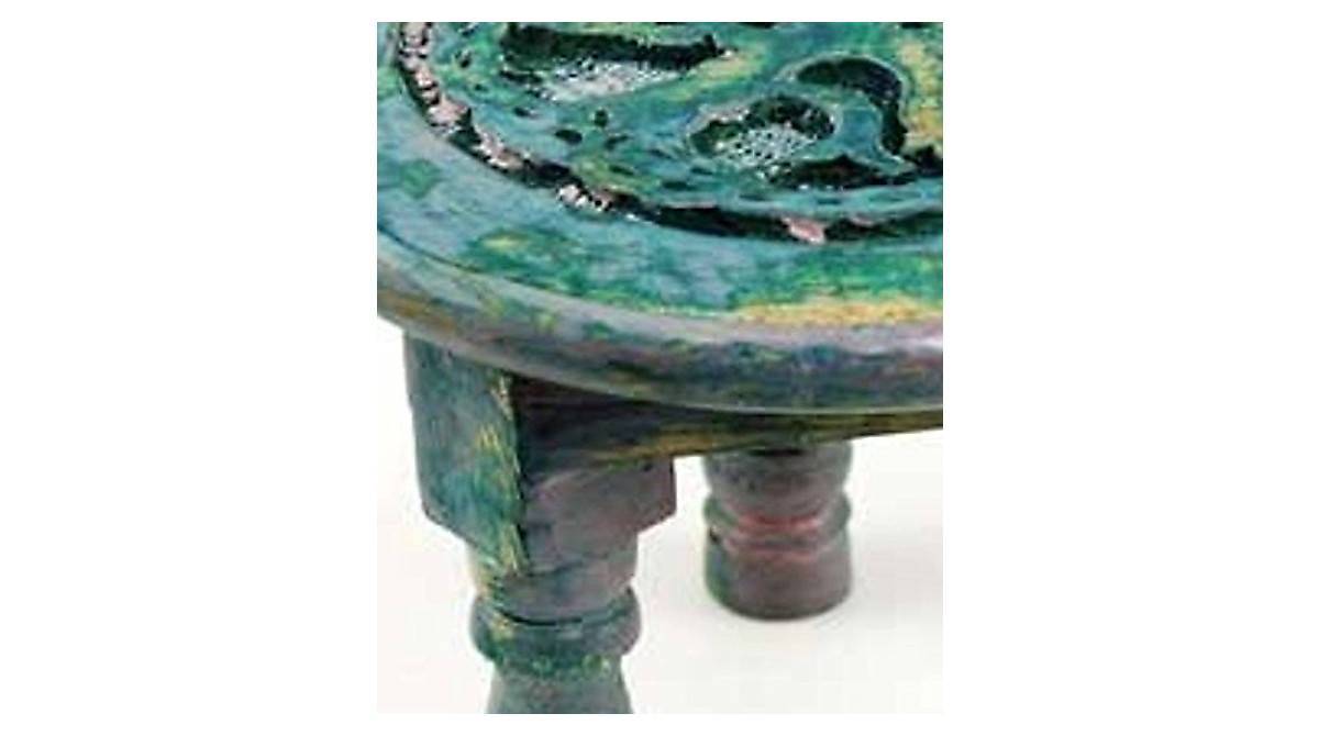 New Age Imports Rustic Green Tree of Life Altar Table | Portable ...