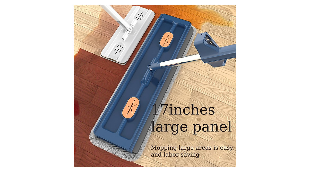 Large Flat Mop for Deep Floor Cleaning | Strong & Durable