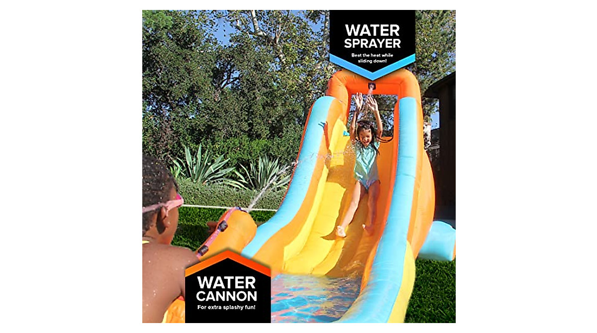 Sportspower Inflatable Water Slide - Durable Backyard Water Fun
