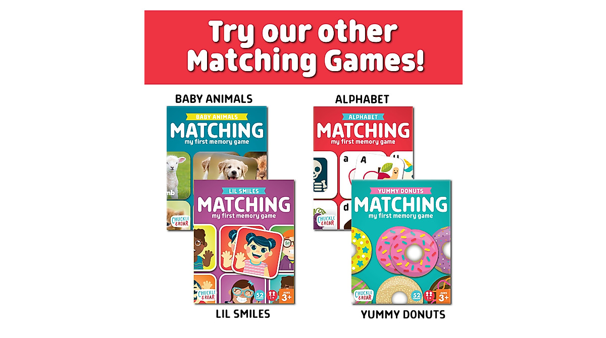 Chuckle & Roar Alphabet Matching Game for Kids 3+ | Educational Board Game