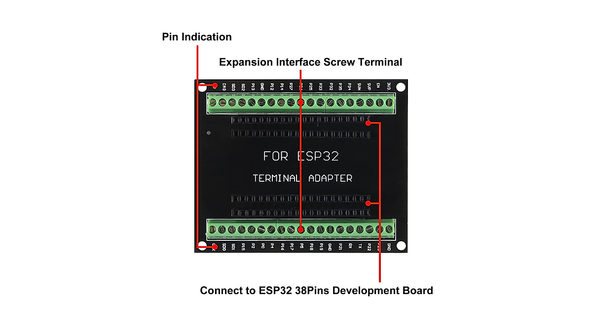 5PCS ESP32 Breakout Board GPIO 1 Into 2 Compatible With 38 Pins Esp32s Esp32 Development Board 2 4 Ghz Dual Core Wlan Wifi Bluetooth 2 In 1 Microcontroller Esp Wroom 32 Chip For Arduino - View #10
