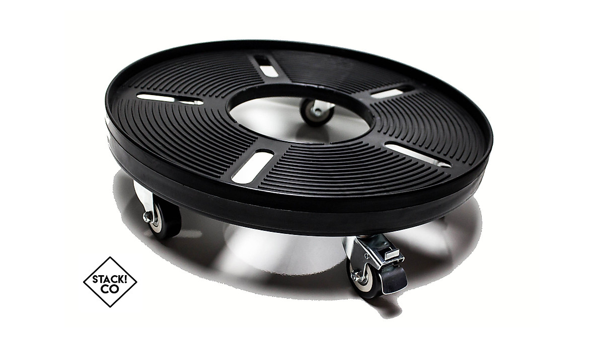 Stack! Co Half Barrel Keg Dolly with Locking Casters