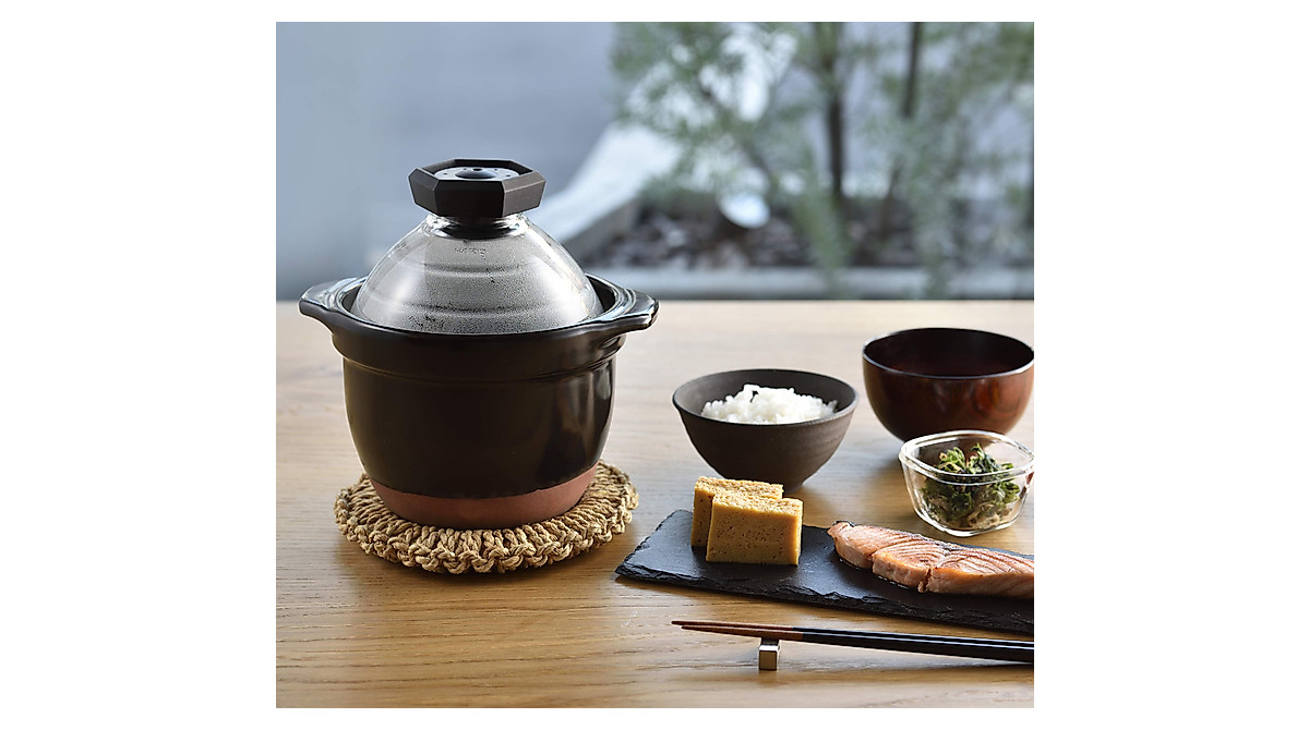Hario Gohan Gama 2-Cup Rice Cooker - Perfect Rice Every Time