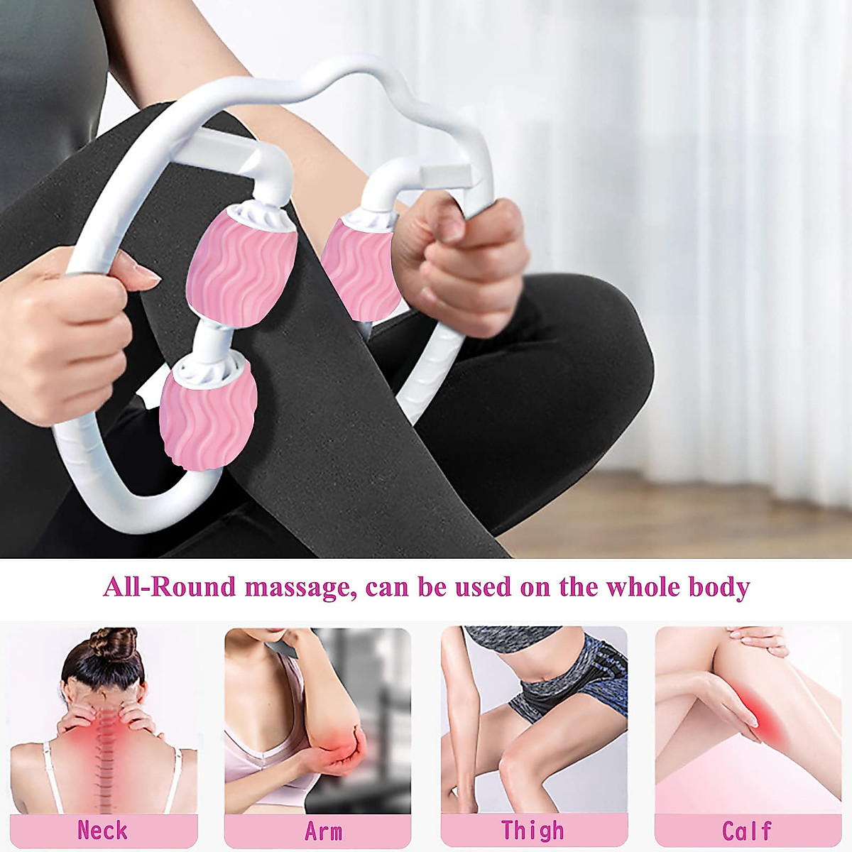 BenRich Fascia Release Muscle Roller for Pain Relief