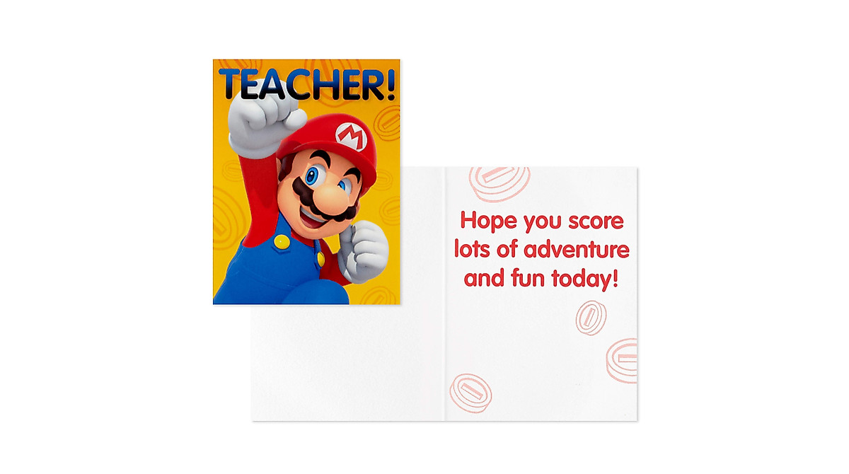 Hallmark Super Mario Bros Valentine's Day Cards Kit for Kids