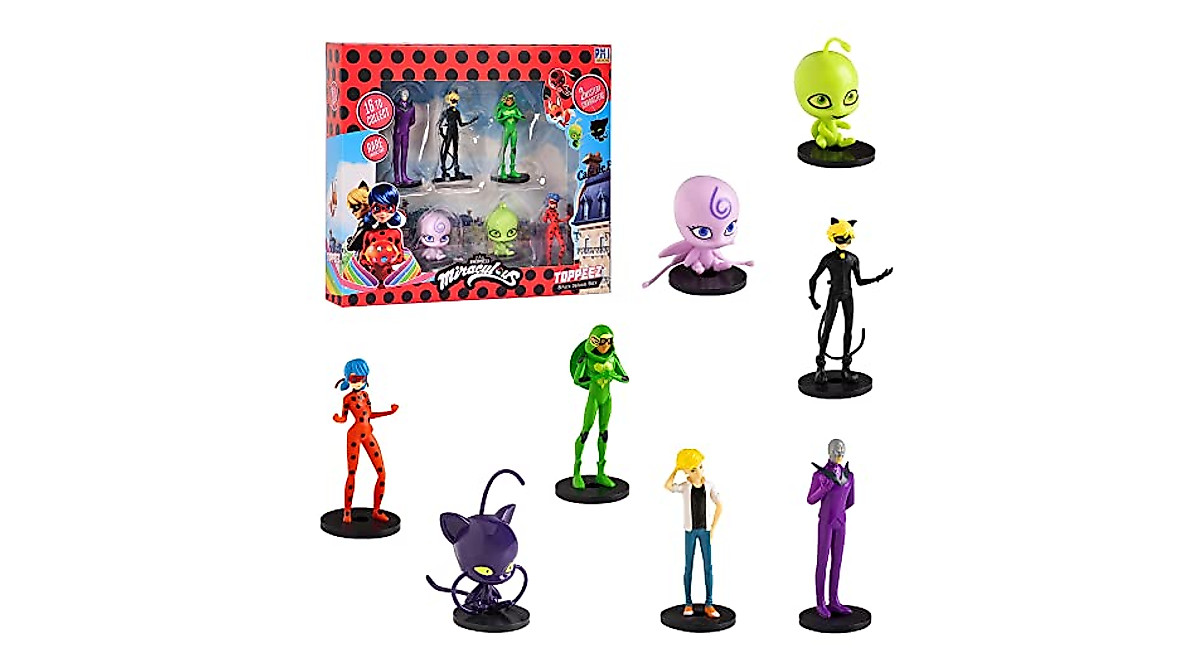 Collect 8 Miraculous Ladybug Topeez - Exciting Assortment