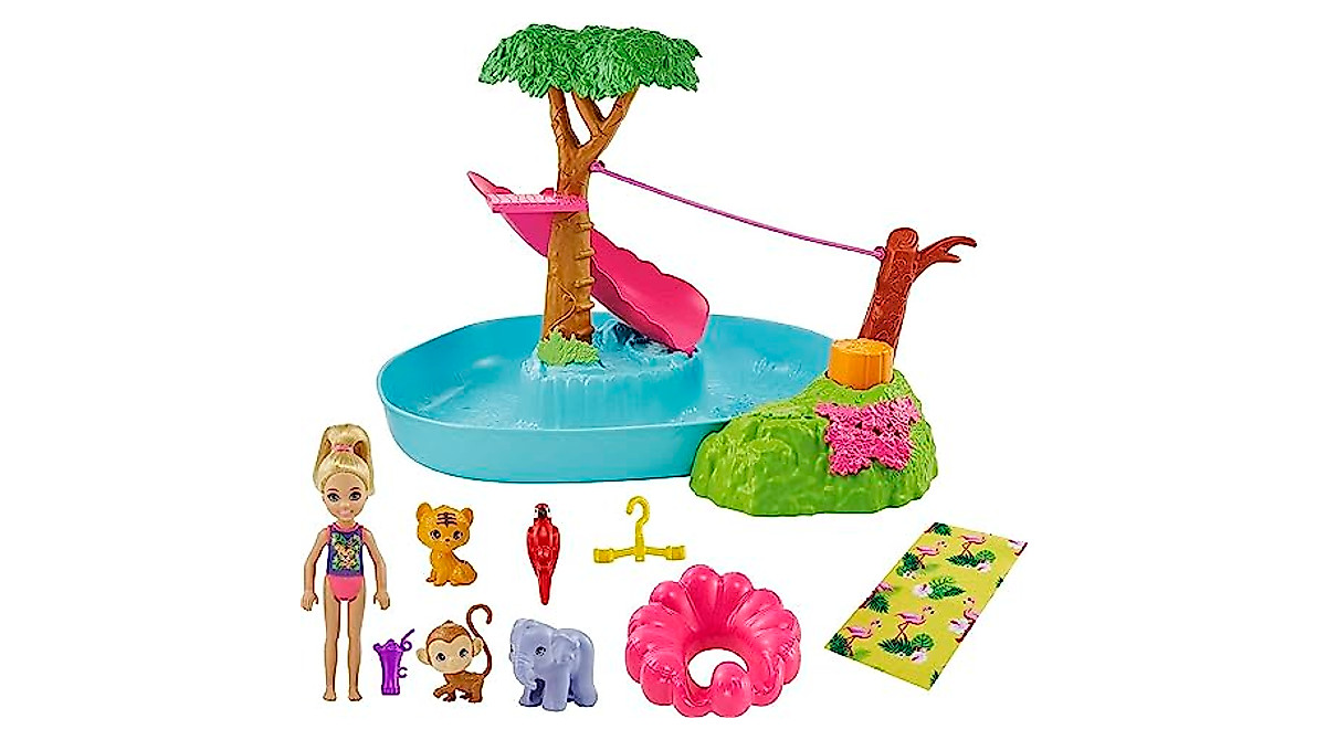 Barbie Chelsea Splashtastic Pool Surprise Playset