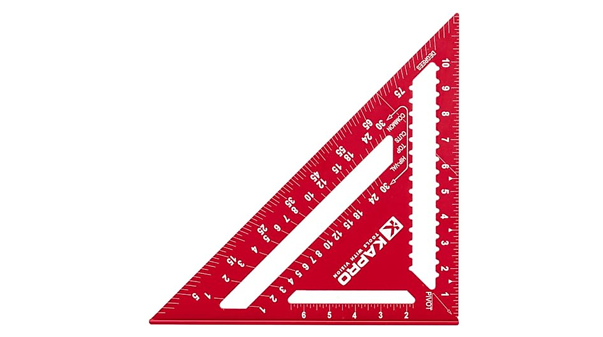 Kapro 446 Anodized Rafter Square - Durable & Compact