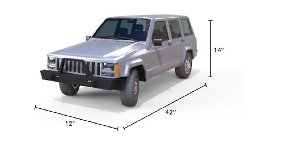 Autoholic Bumper Kit for Jeep Cherokee XJ 1984-2001 | Off-Road Protection