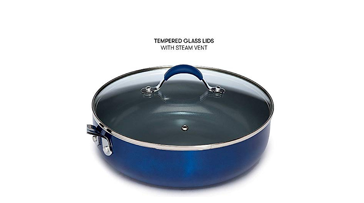 Cooking Light 12-Piece Nonstick Ceramic Cookware Set