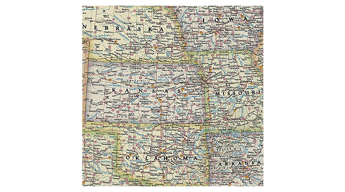 National Geographic Executive US Wall Map (36 x 24 in)