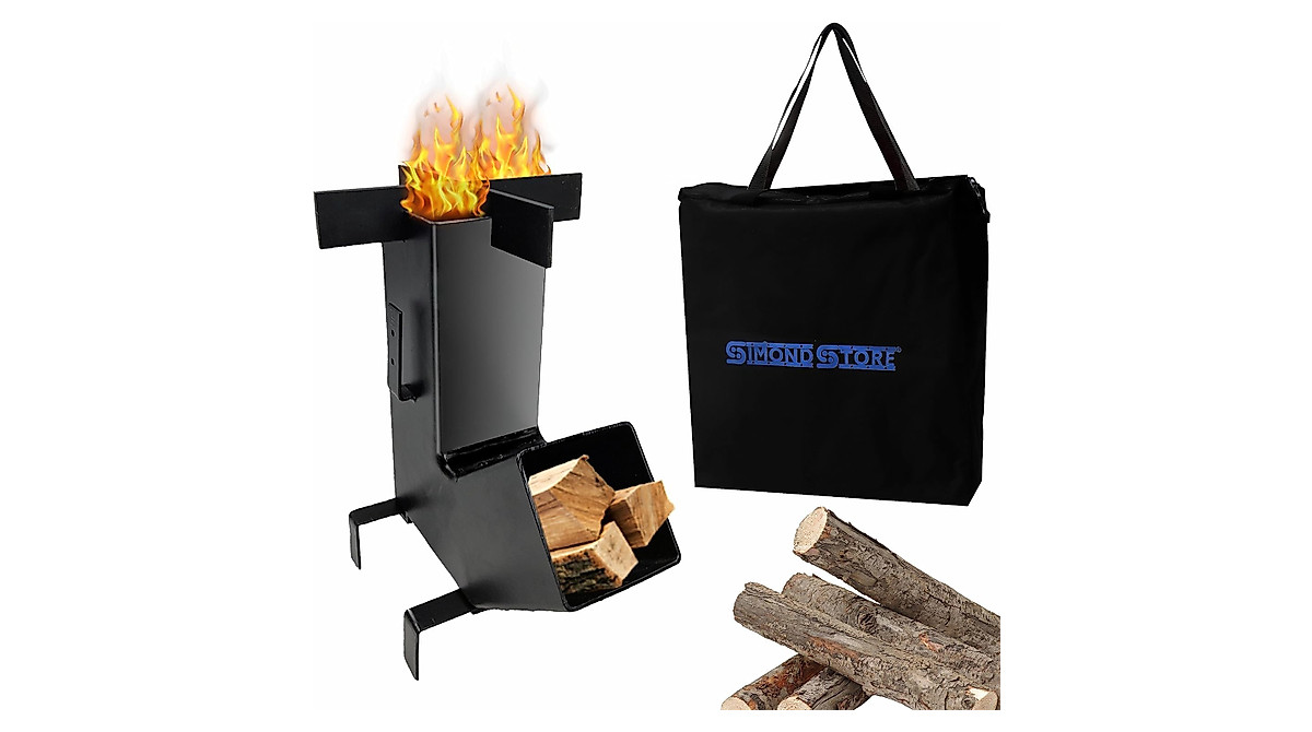 Simond Store Rocket Stove - Camp Cooking Made Easy