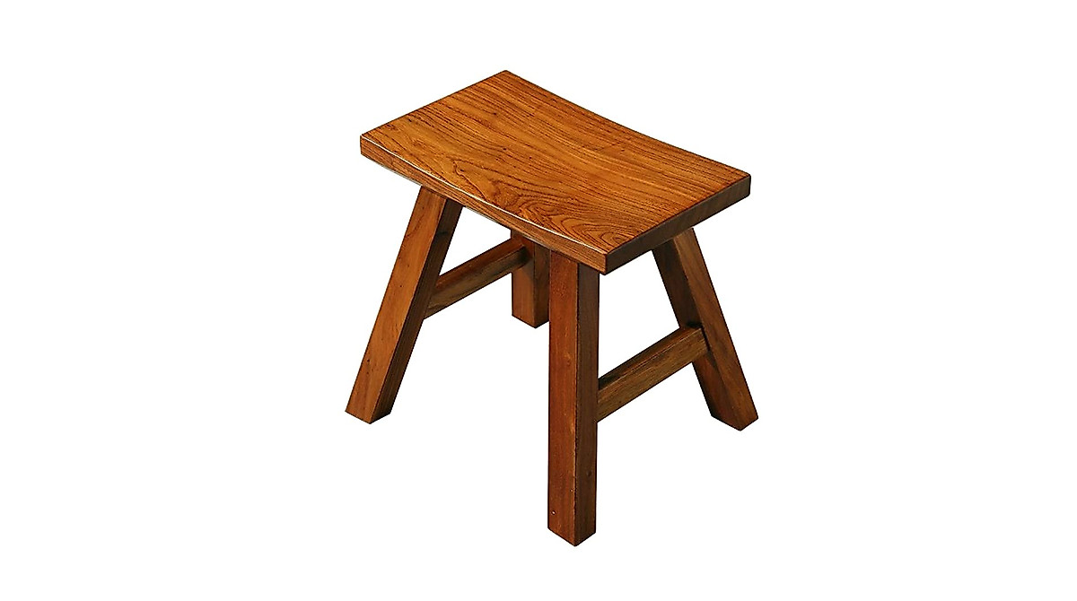 XDSTOOL Wooden Step Stool for Kids and Adults - Durable 12 Inch Seat
