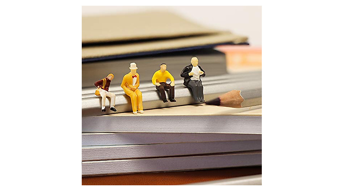 P8711 HO Scale Seating Figures - 60pcs for Models