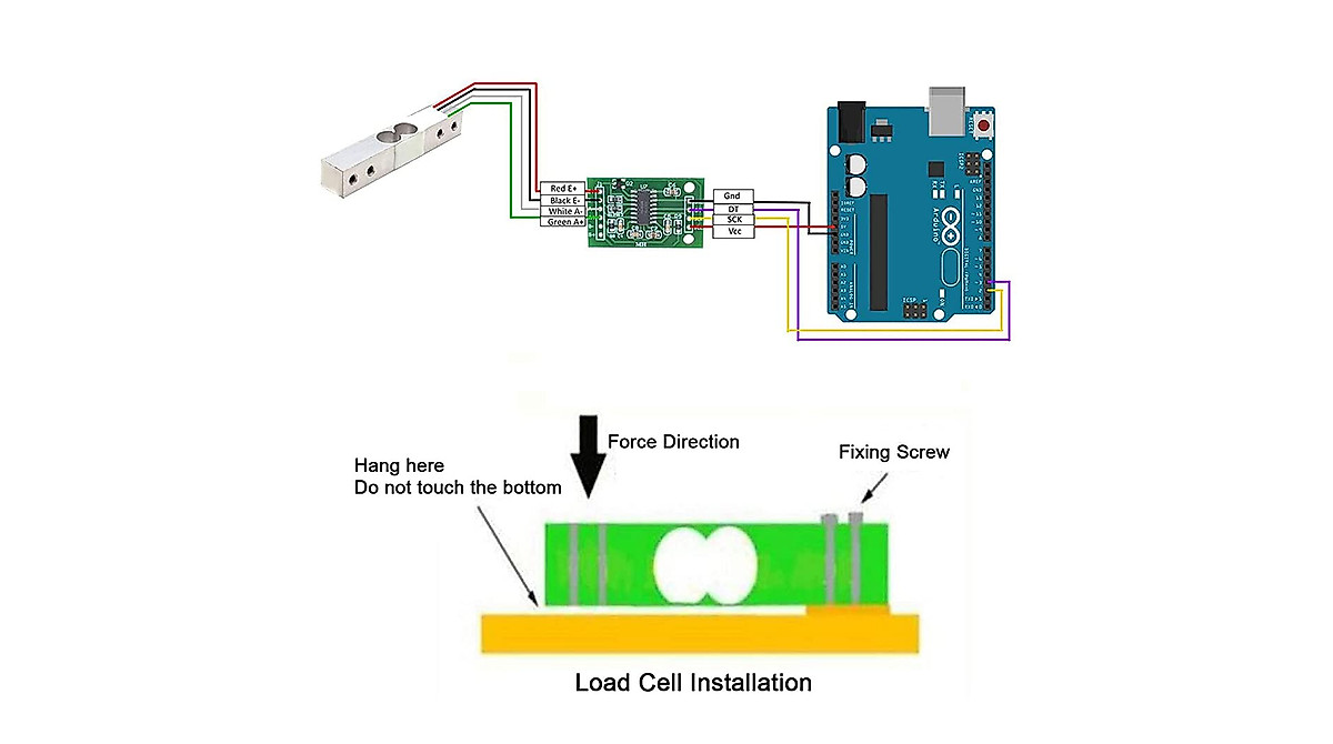 ShangHJ Load Cell & HX711 ADC Module for Arduino