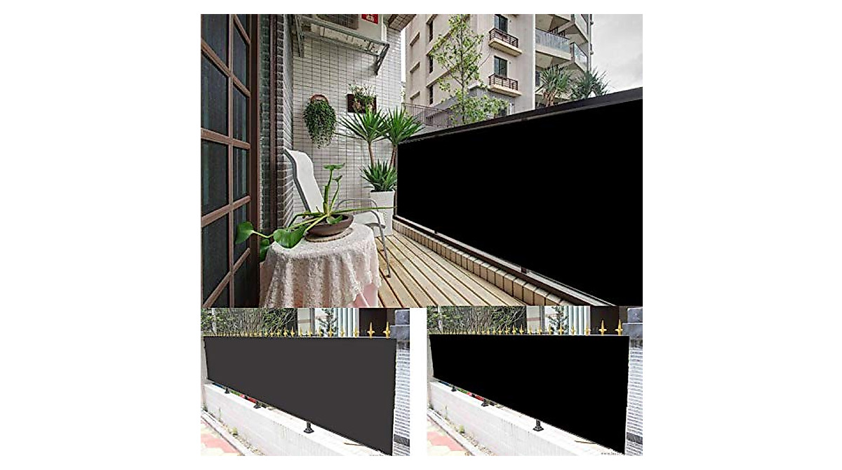 DICASAL Privacy Fence Screen - UV Protection Mesh for Patio & Balcony