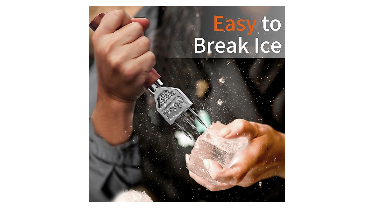 Ice Pick Stainless Steel Ice Crusher - Durable & Multi-Functional Tool