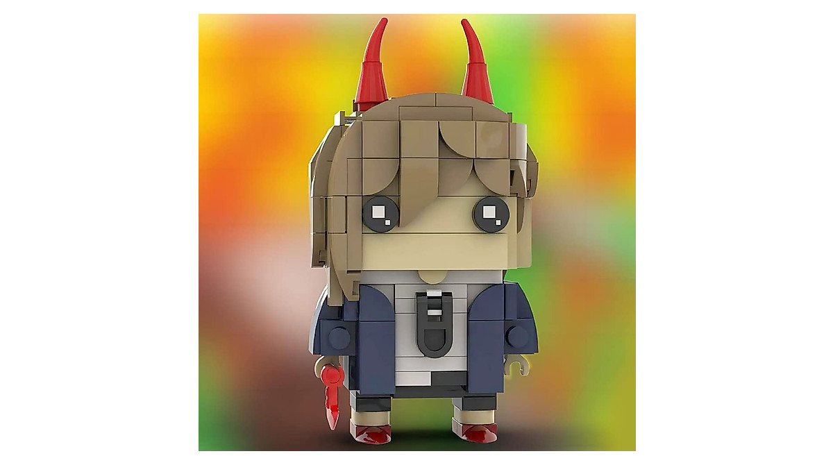 Chainsaw Man Denji & Power Building Blocks Set | Anime Collectibles