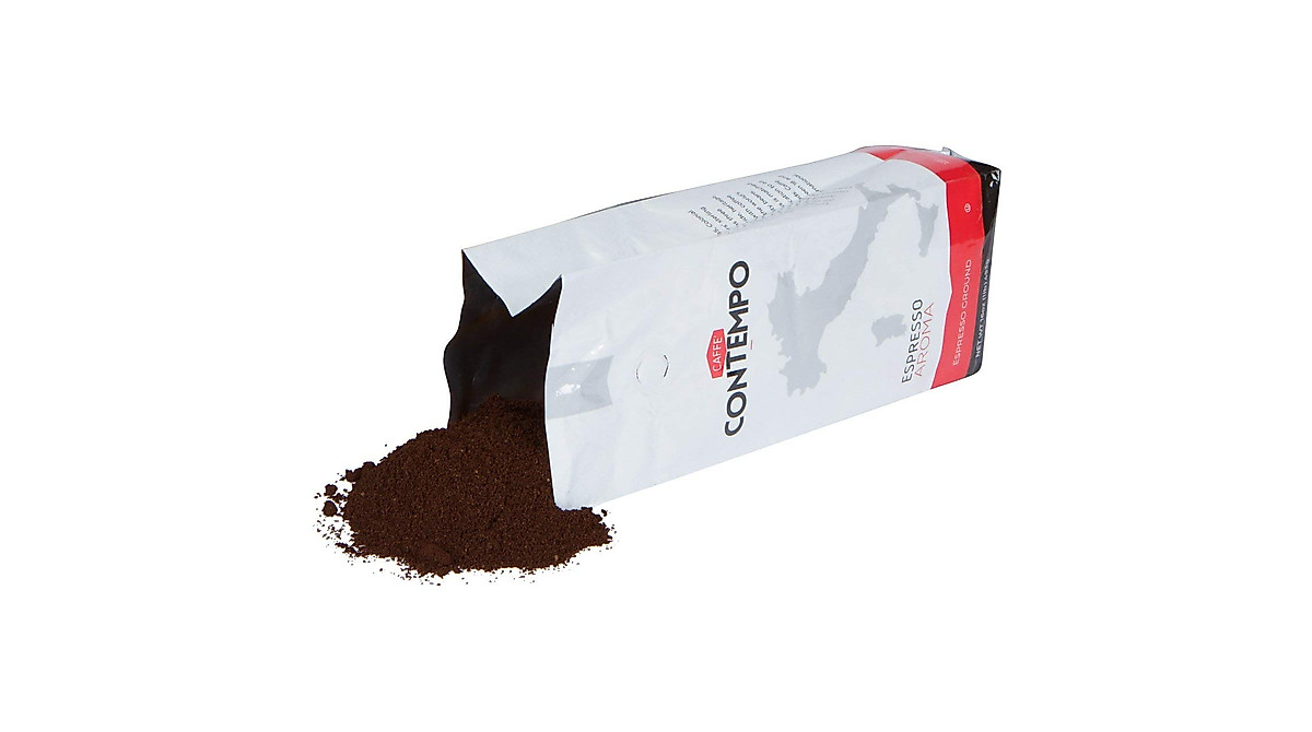 CAFFÉ CONTEMPO Italian Espresso - Bold Dark Roast for Moka Pot
