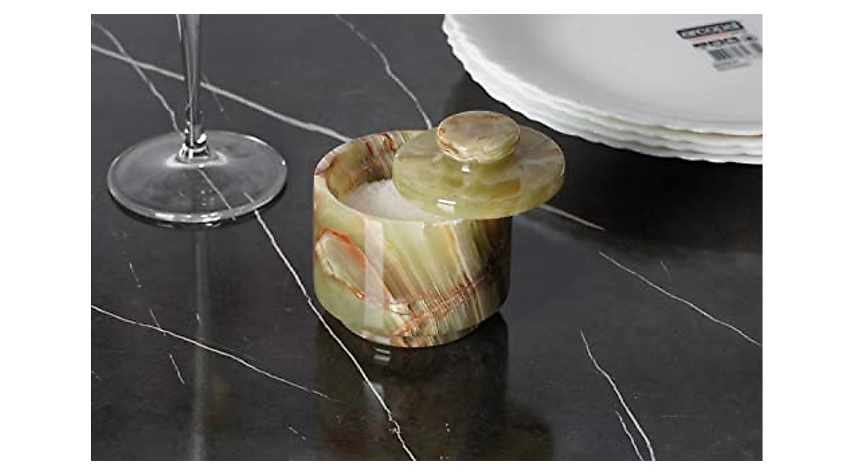 Stylish Marble Sugar Dispenser - MARBLOUS KRAFTS