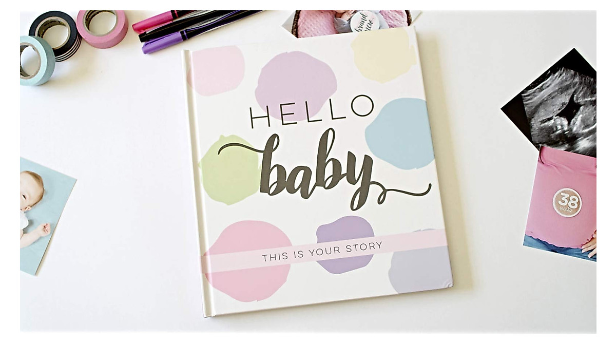 Bobee Hello Baby Memory Book for Milestones & Memories