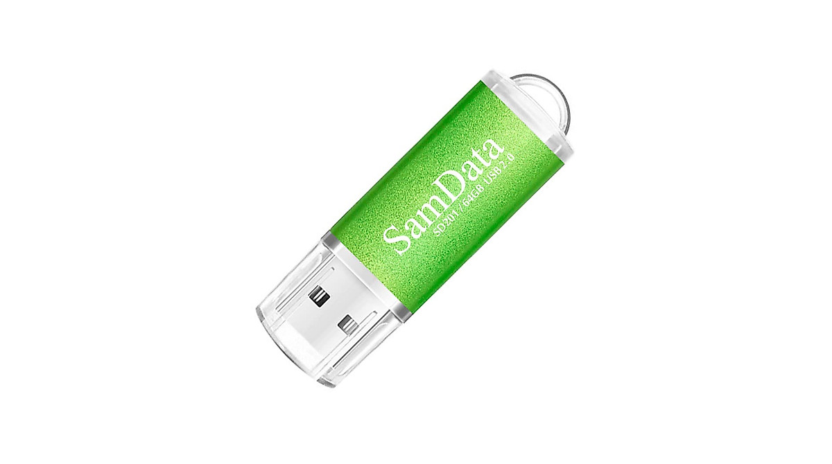 SamData 64GB USB 2.0 Flash Drive - Plug & Play Memory Stick