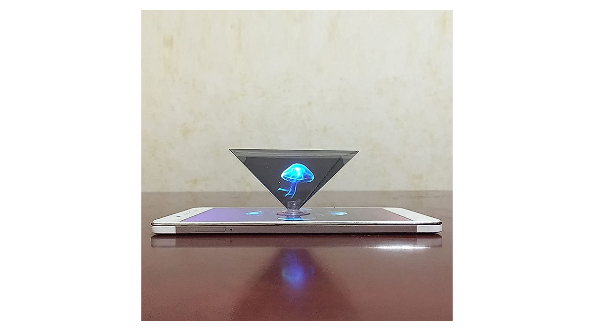 3D Hologram Display Pyramid for Stunning Visuals