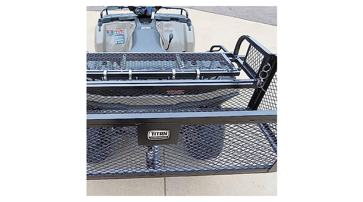 Titan Ramps ATV UTV Rear Cargo Basket - Easy Installation