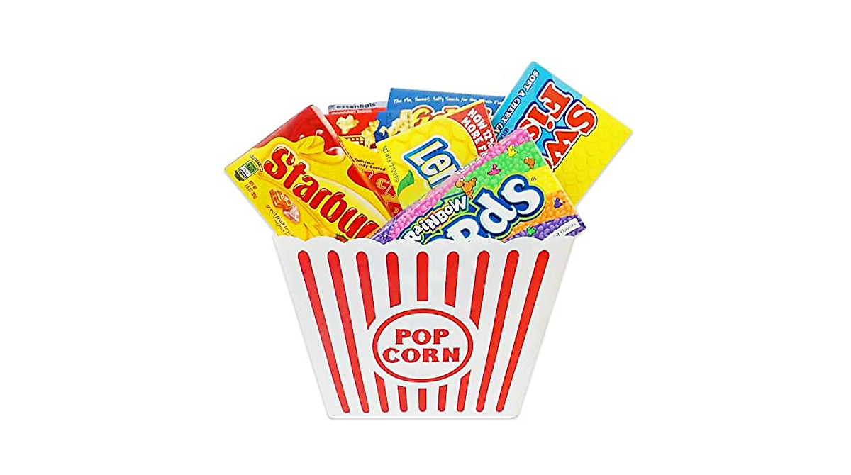 Retro Popcorn Containers for Movie Night - Reusable & Durable