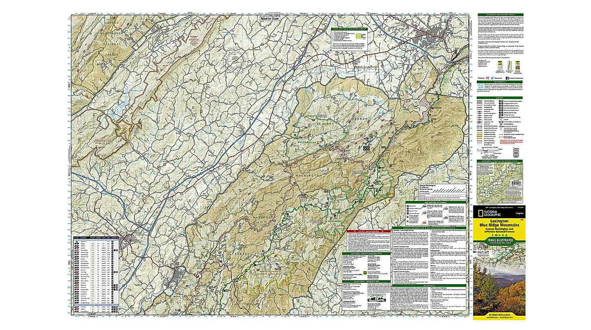Lexington Blue Ridge Mts Map - Explore Outdoors