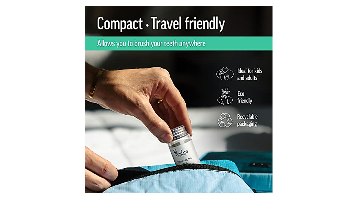 Traveling Panda Toothpaste Tablets - Eco-Friendly & On-the-Go
