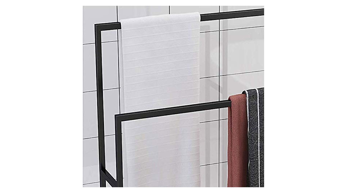 M-TOP 2-Tier Free Standing Towel Rack - Stylish & Durable