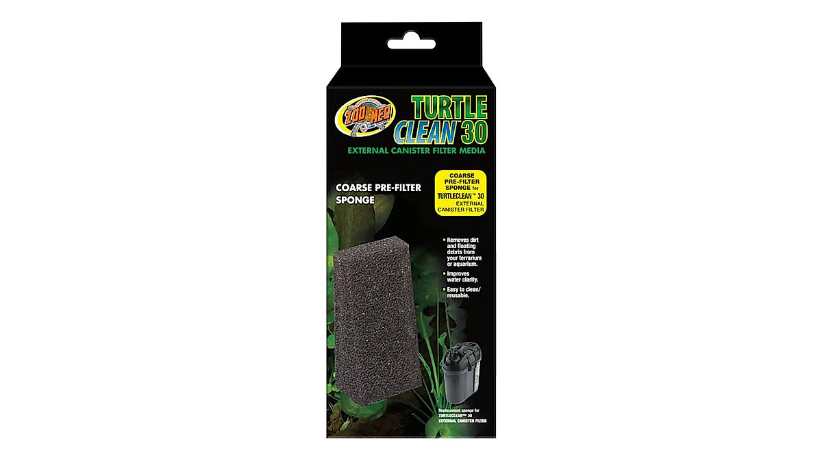 Zoo Med Coarse Pre-Filter Sponge for Clean Water