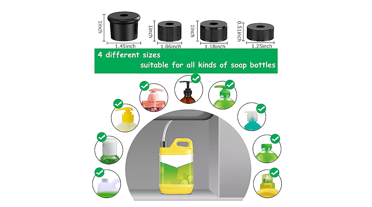 Sink Soap Dispenser Extension Tube Kit - 47-Inch Under Sink Accessory