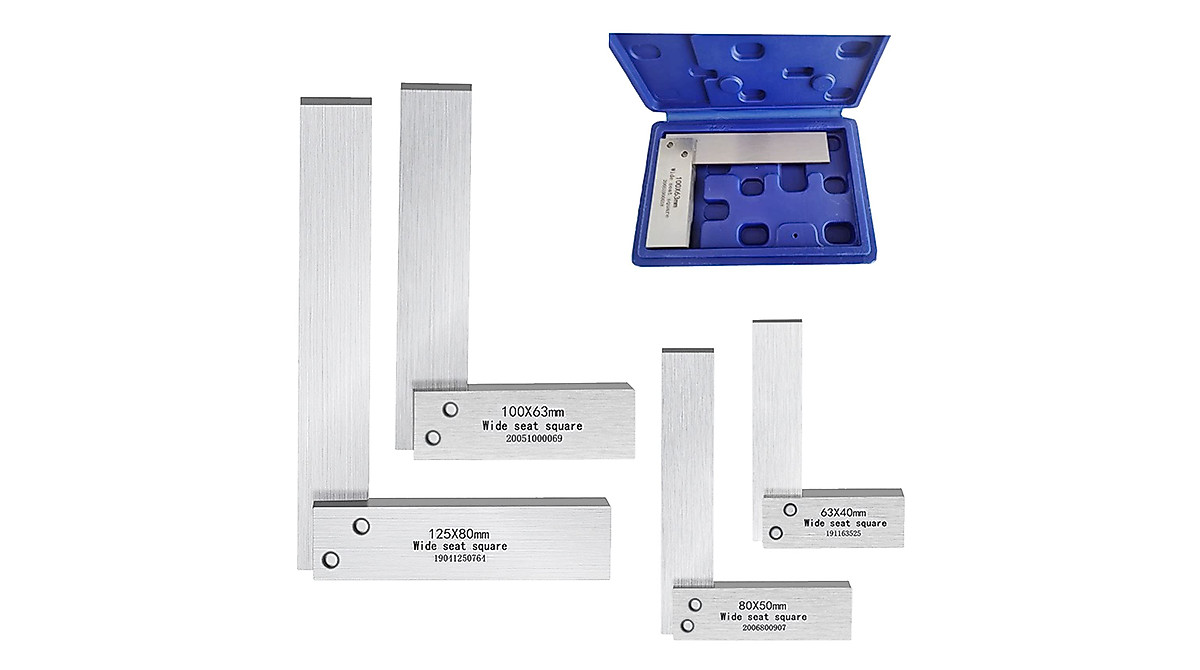Precision Engineer Square Set - 4 Pcs Tool Kit