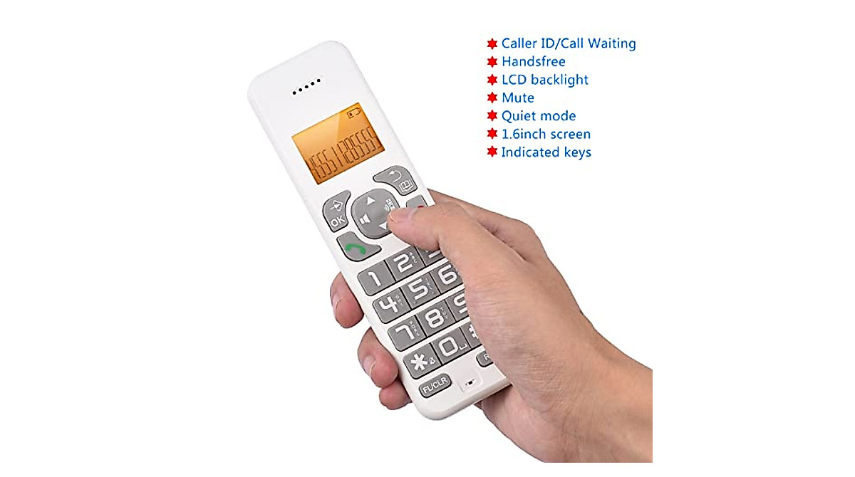 wugui D1102B Cordless Phone with Caller ID & Answering