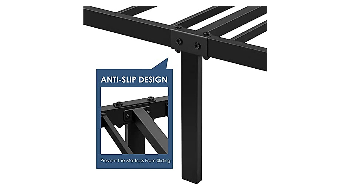 Yaheetech Full Metal Platform Bed Frame - Easy Assembly
