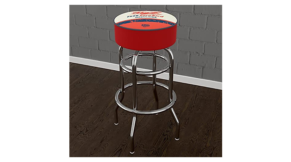 Trademark Gameroom Vintage Swivel Bar Stool for Game Rooms