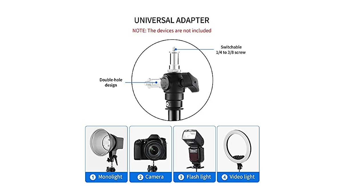 Selens Wall Mount Ring Light Boom Arm for Studio & Video