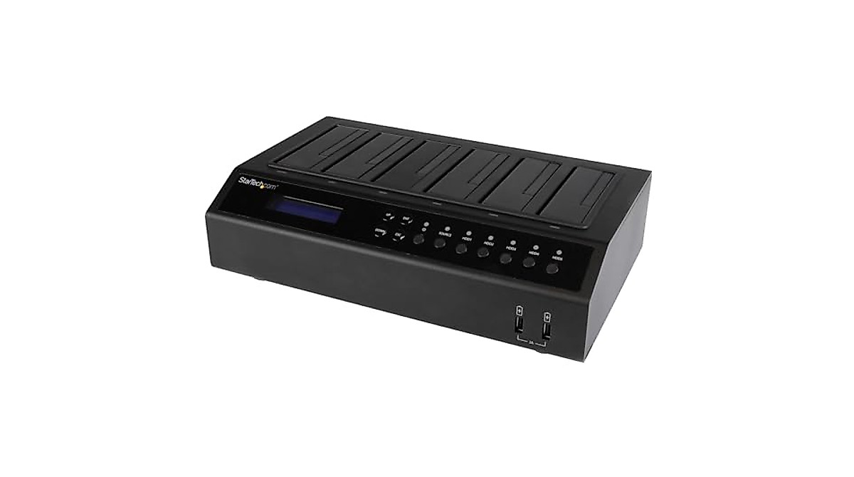 StarTech.com 6-Bay HDD Duplicator & Eraser - Fast 1:5 Cloning ...