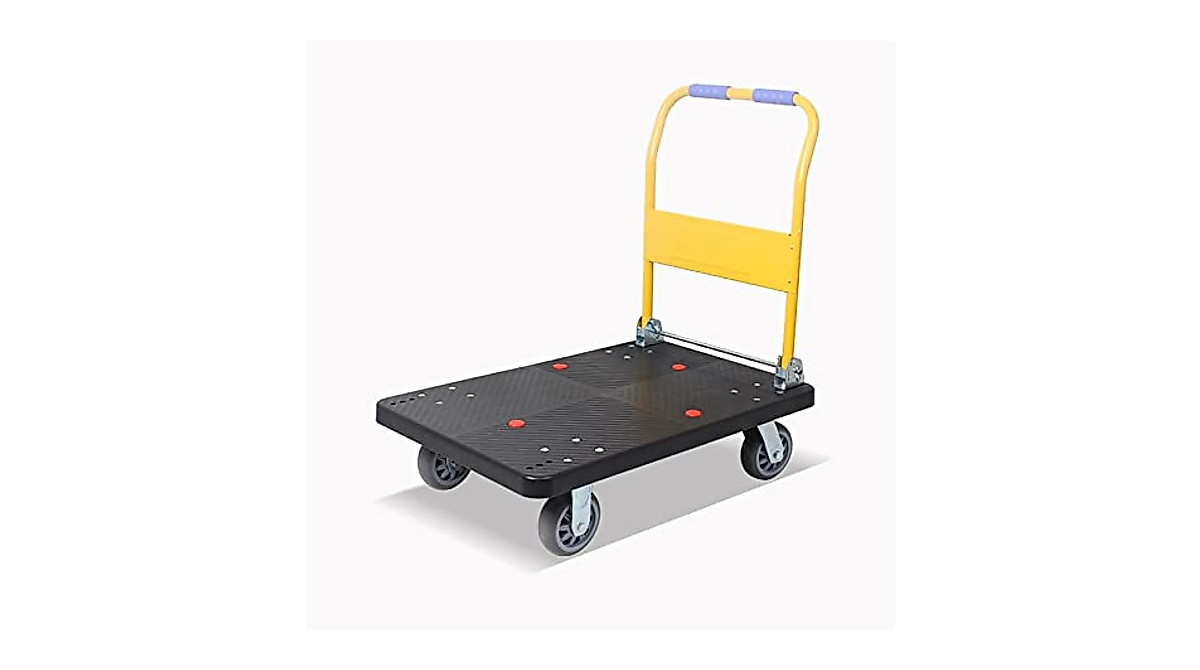 Heavy Duty Flatbed Hand Cart for Easy Transport