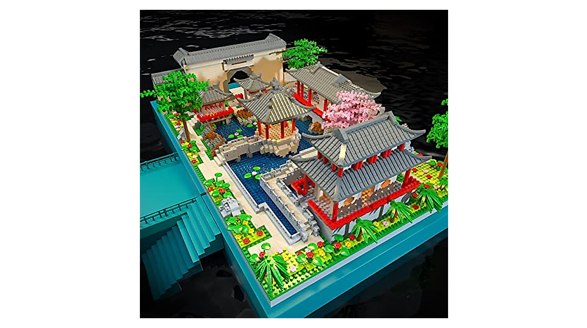 Micro Building Blocks Suzhou Gardens Model Kit for Teens & Adults
