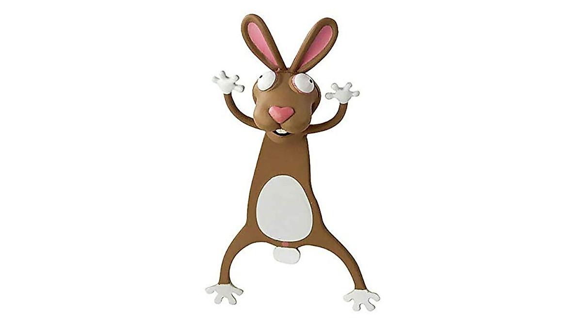 Wacky Bookmark Palz 3D Cartoon Rabbit - Fun Reading Accessory