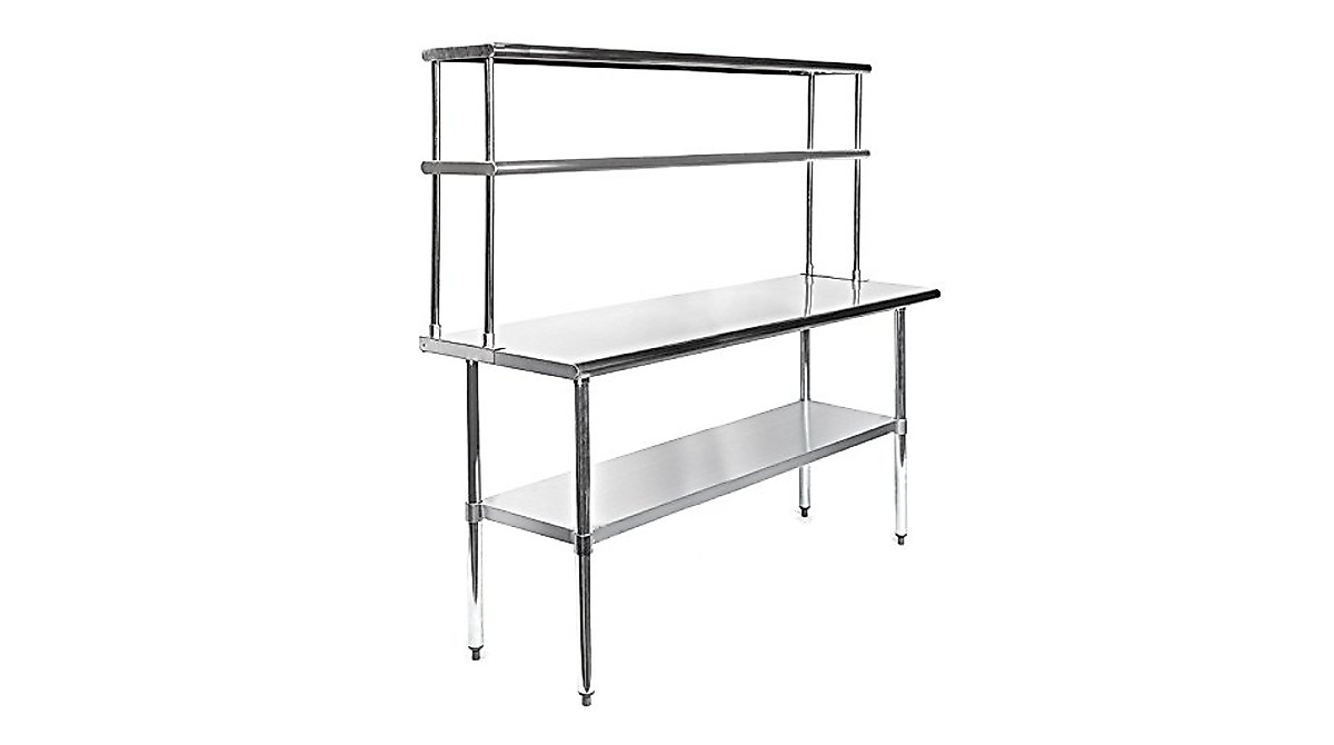 KPS Stainless Steel Work Prep Table - NSF Approved