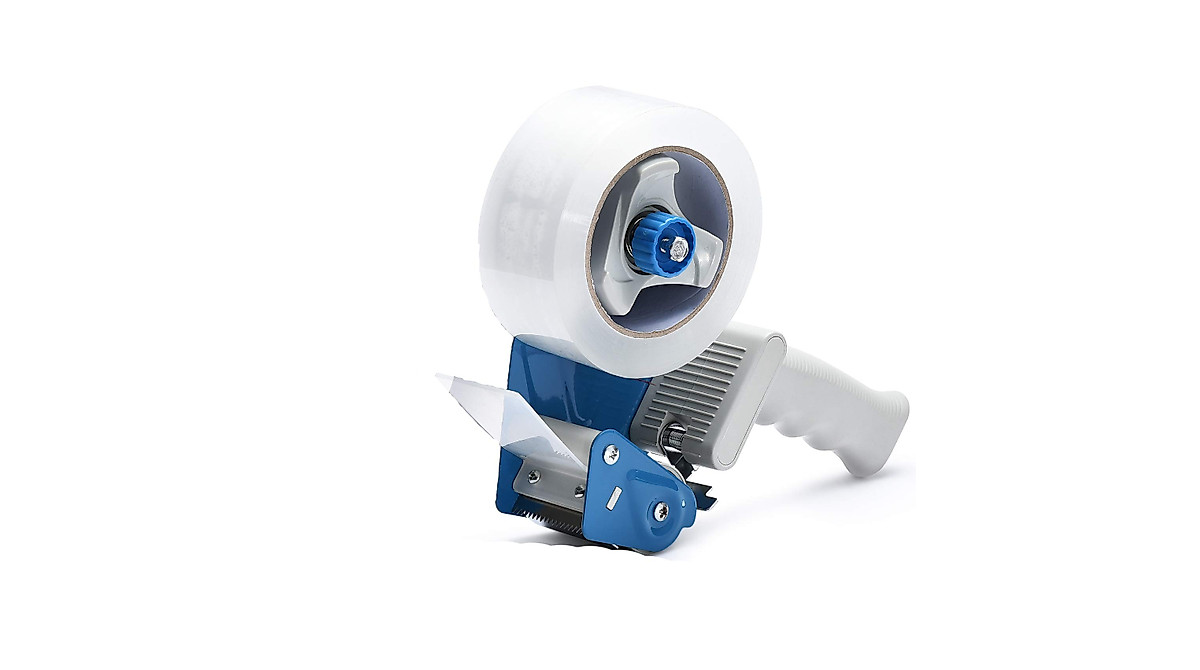 Pacific Mailer 2 Inch Packing Tape Dispenser Gun - Heavy Duty & Ergonomic